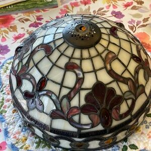 Stained Glass Floral Light Shade